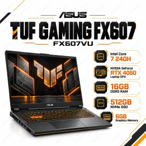 لپ تاپ ایسوس FX607VU Core 7 240H RTX 4050