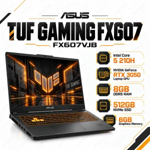 لپ تاپ ایسوس FX607VJB Core 5 210H RTX 3050