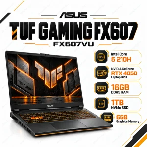 لپ تاپ ایسوس FX607VU Core 5 210H RTX 4050