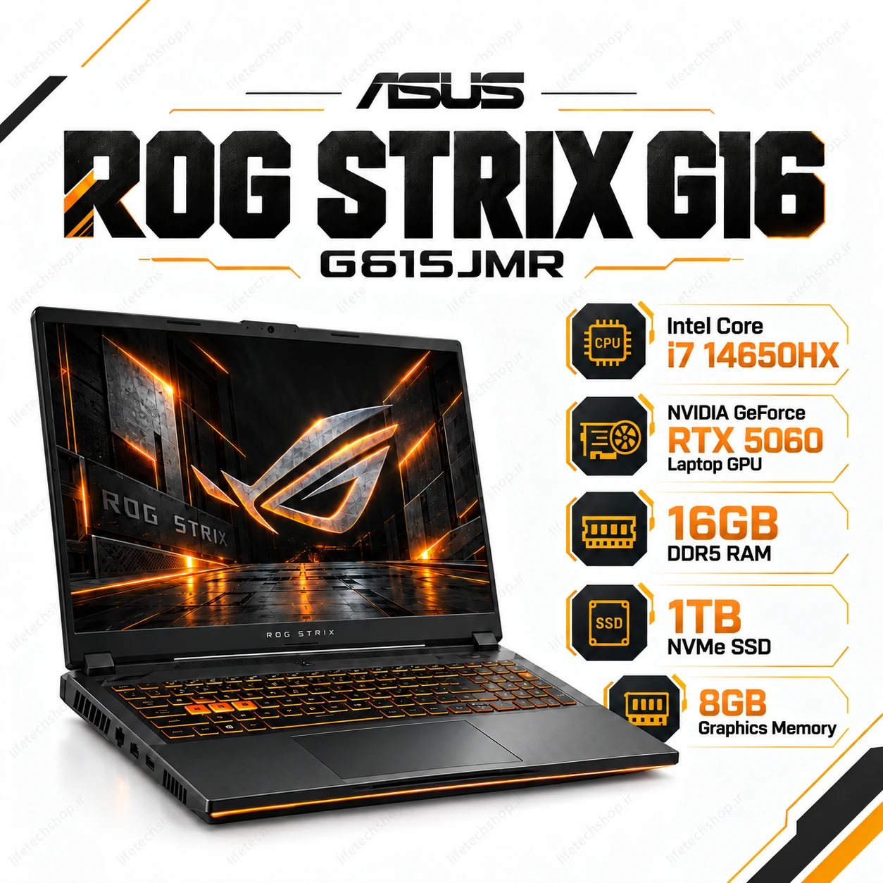 بررسی لپ تاپ ایسوس G615JMR i7-14650HX